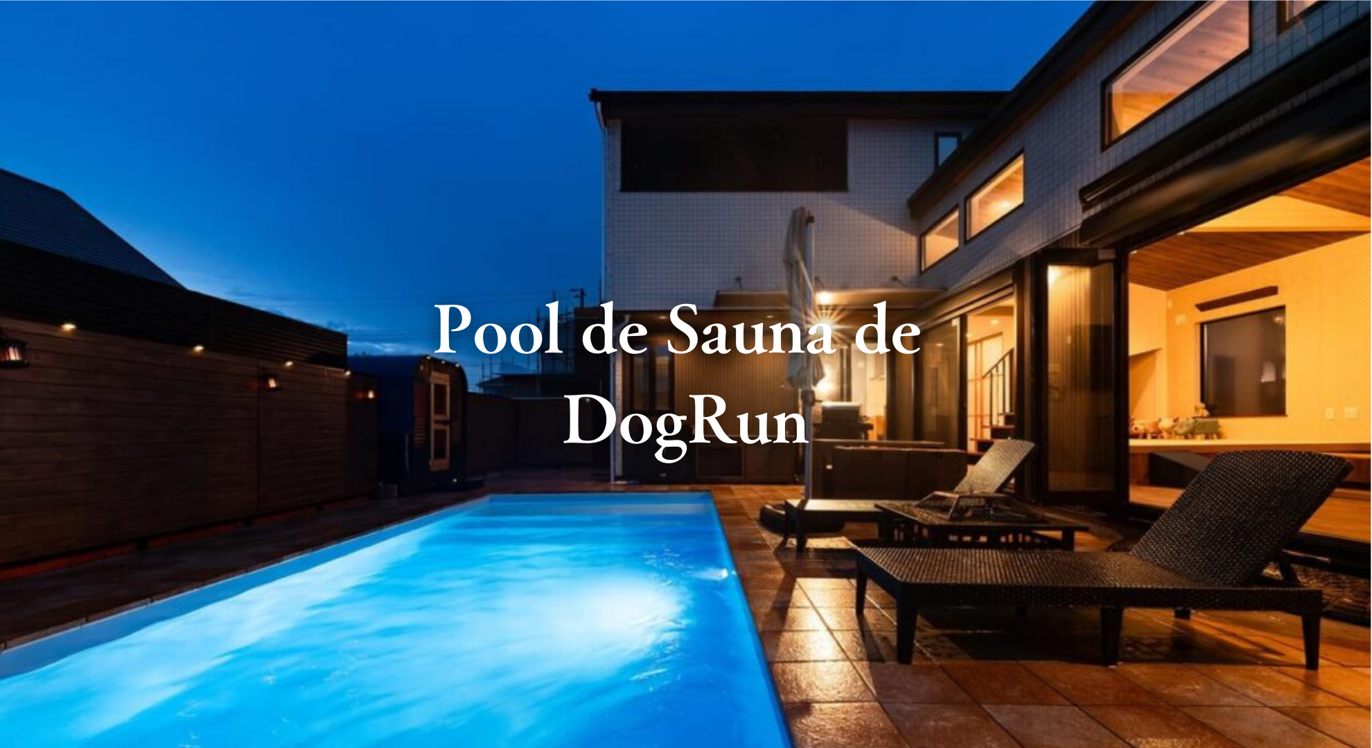 Pool de Sauna de DogRun | Private Pool Hotel .com